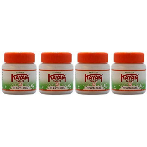 4 x Ayurvedic Kayam Tablet - 30 Tablets by SHETH BROS