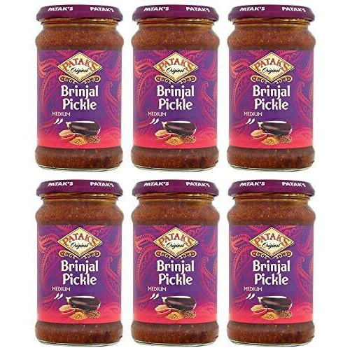 (6 PACK) - Pataks - Brinjal Pickle | 312g | 6 PACK BUNDLE