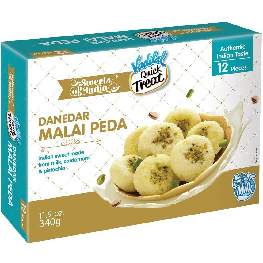 Vadilal Danedar Malai Peda 340gm