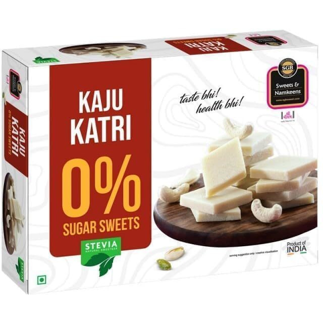 Sukhadia Garbaddas Bapuji Sugar Free Kaju Katri 350gm