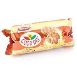 Britannia Good Day Cashe Cookies 2.6oz, 75g (Pack of 3)