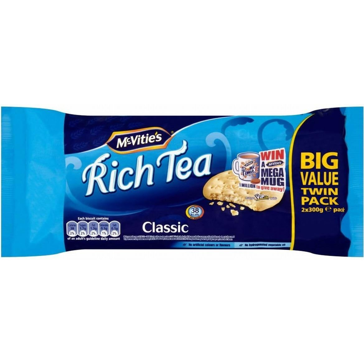 McVitie's Classic Rich Tea Biscuits (2 per pack - 600g)