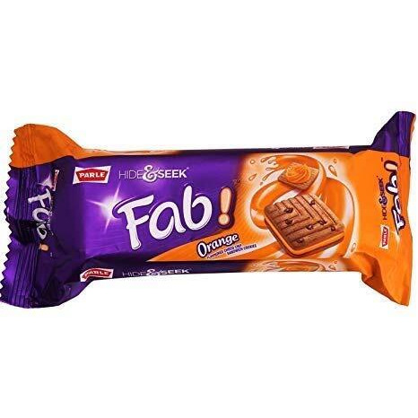 Parle Hide & Seek Fab - Orange - 112g - (pack of 3)