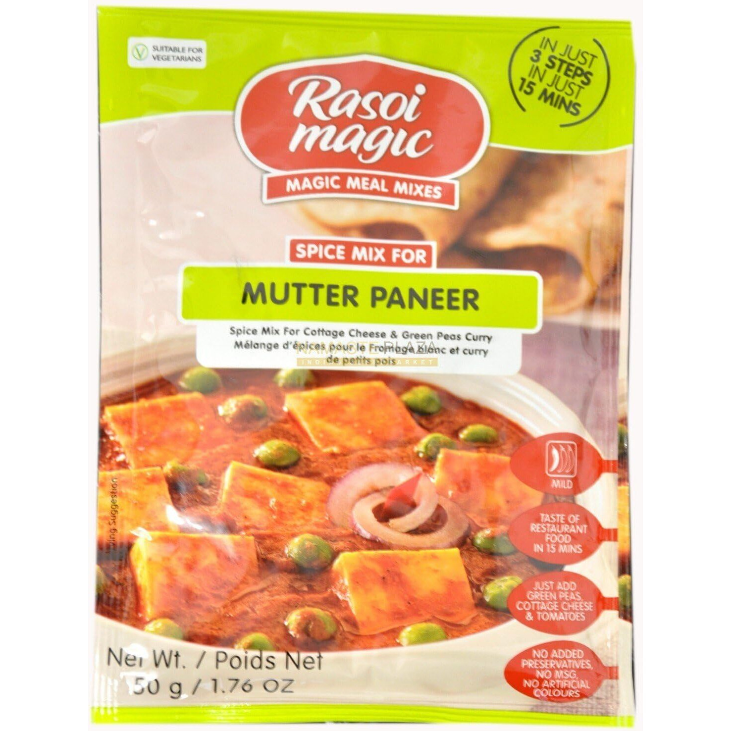 Rasoi Magic Mutter Paneer Spice Mix 45 Gram(Pack Of 3)