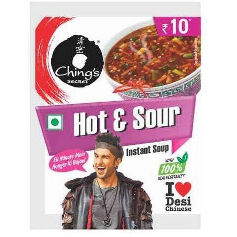 Ching's Secret Hot & Sour Instant Soup - Pack of 20