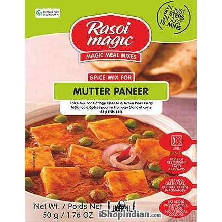 Pack of 2 - Rasoi Magic Mutter Paneer Mix (1.76 Ounces Each)