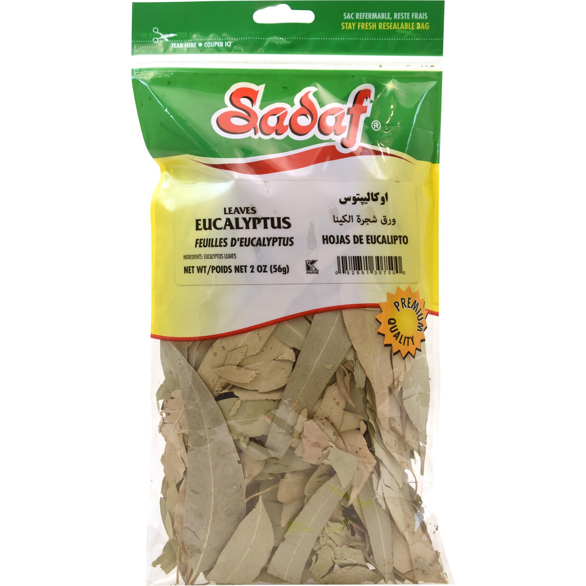 Sadaf Leaves, Eucalyptus, 2 Ounce