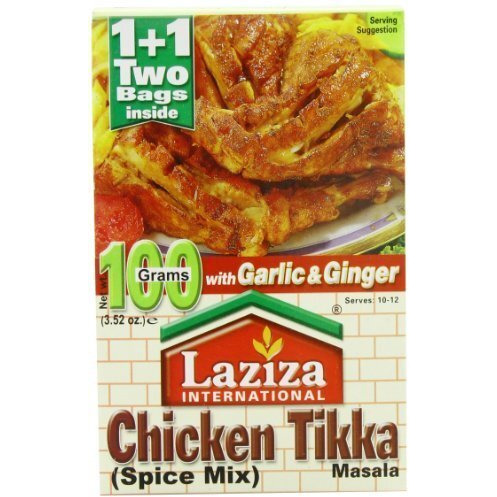 Laziza Chicken Tikka Masala, 100-Gram Boxes (Pack of 6) by Laziza