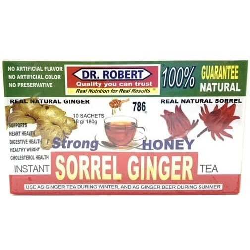 Dr. Robert Strong Honey Instant Sorrel Ginger Tea