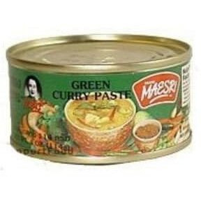 Maesri Thai Green Curry Paste - 4 Oz (6-pack)