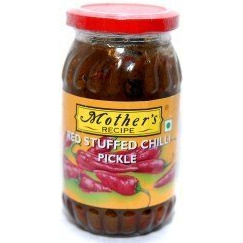 Mother's Recipe Red Stuffed Chilli Pickle - 500g