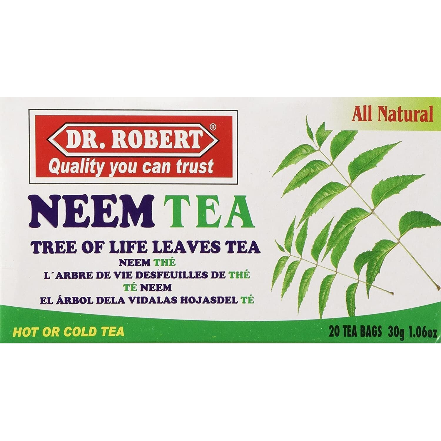 Dr Robert Neem Leaves Tea -20Tbags/30g