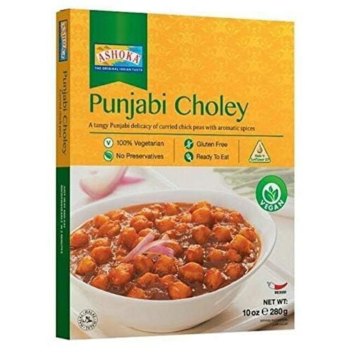 Ashoka Punjabi Choley - (tangy punjabi delicacy of curried chick peas ith aromatic spices) - 280g - (pack of 4)