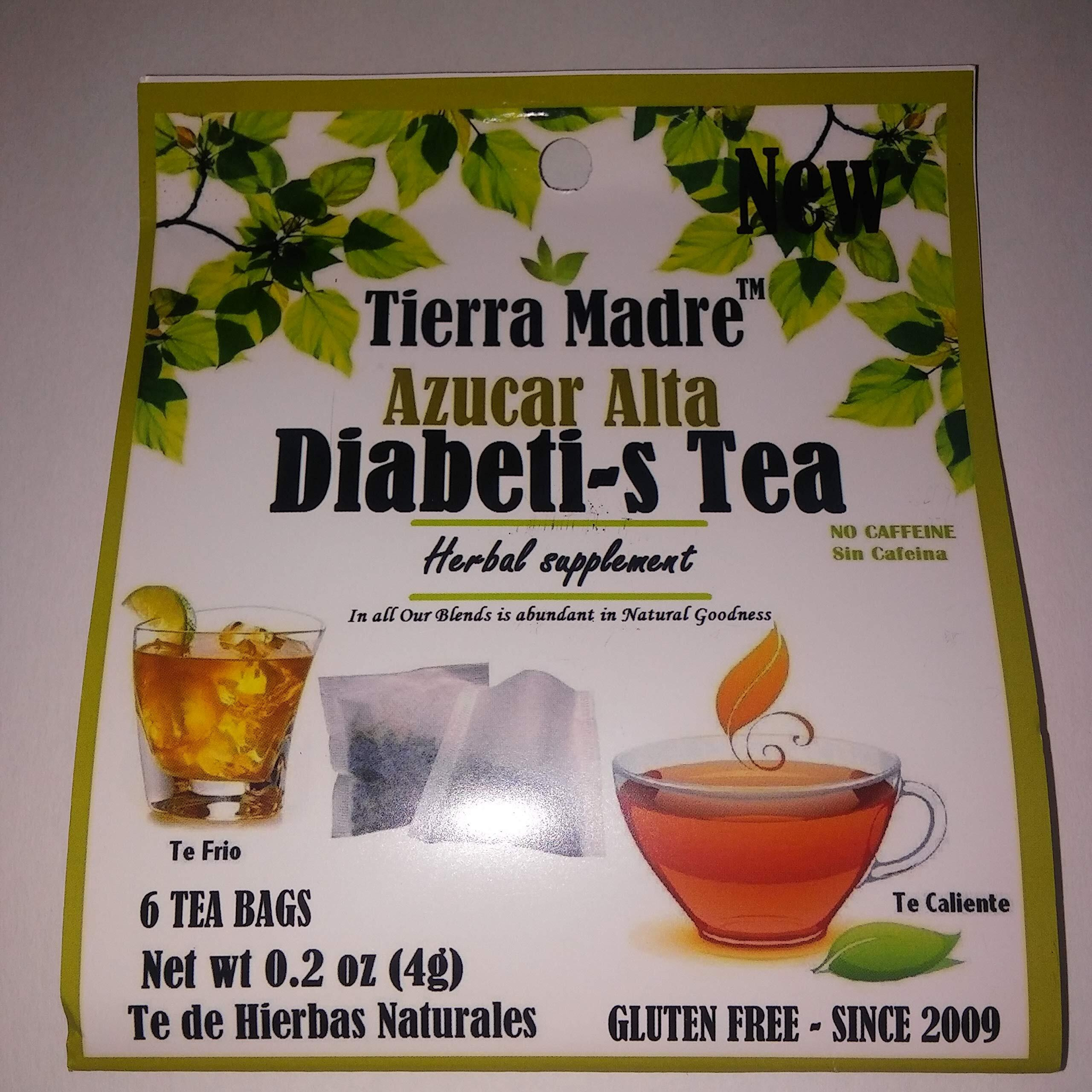 Tierra Madre Diabeti-s Herbal Tea Supplement(40 single Tea's bags)