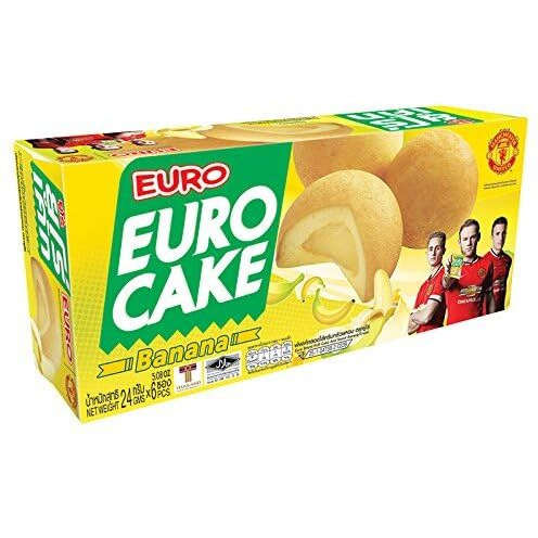 Euro Cake, Banana Cake, 144 g. [Pack of 1 piece]