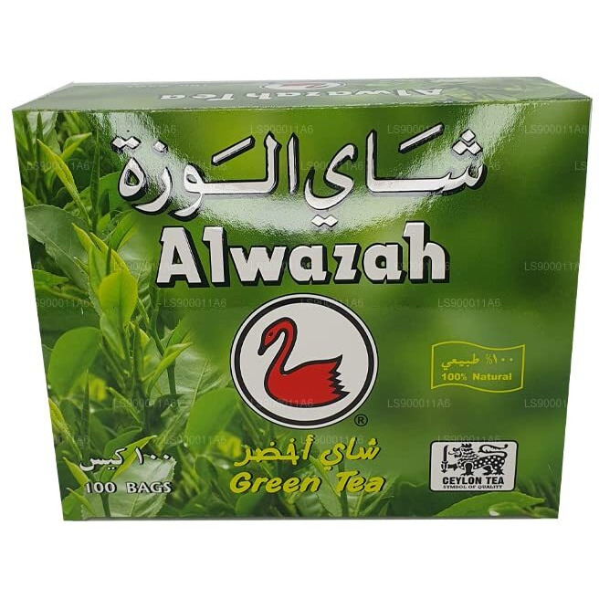 Alazah green tea, 100-bag box, 200-g