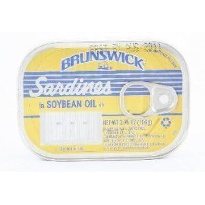 Brunsick Sardines in Soybean Oil, 3.75 Oz - 25 Pack