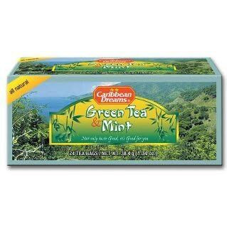 Caribbean Dreams Green Tea & Mint (Pack of 4)