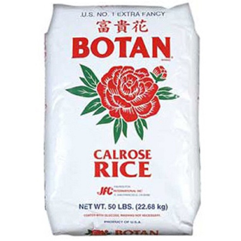 Botan Calrose Kraft Rice, 50-Pound