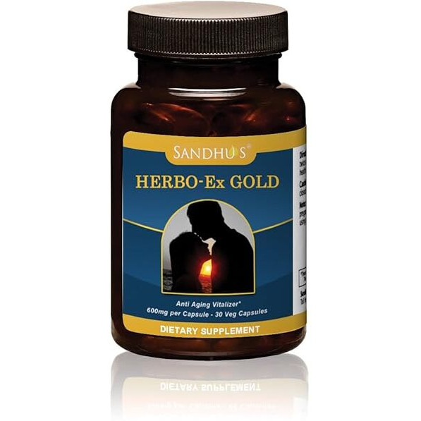 Herbo-Ex Gold Ayurvedic Vegetarian Capsules 30 Ct.