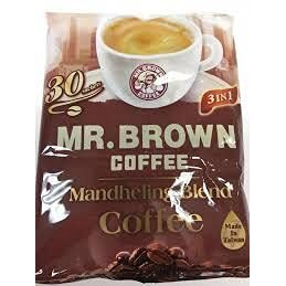 Mr. Bron 3 in 1 Instant Coffee 30 Sachets (Mandheling, 2 Packs)