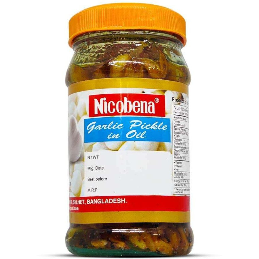 Nicobena Garlic Pickle in Oil- 220gm