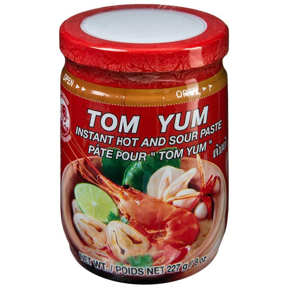 Cock Brand Tom Yum Instant Hot & Sour Soup Paste 8 oz - Pack of 2