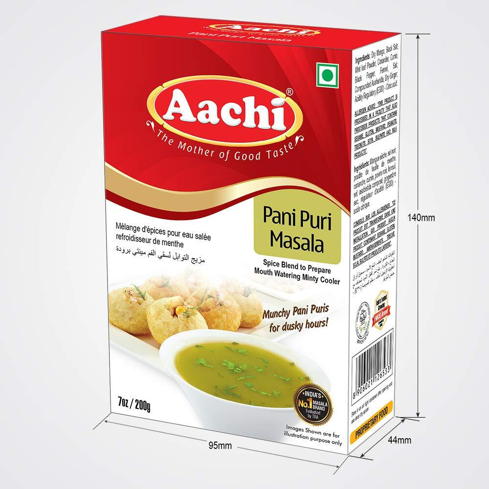 Aachi Pani Puri Masala - 200 Gm (7 Oz)