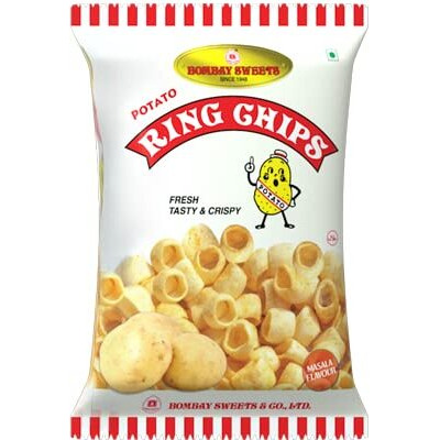 Bombay Sweets Potato Ring Chips 25gm (PACK OF 10)