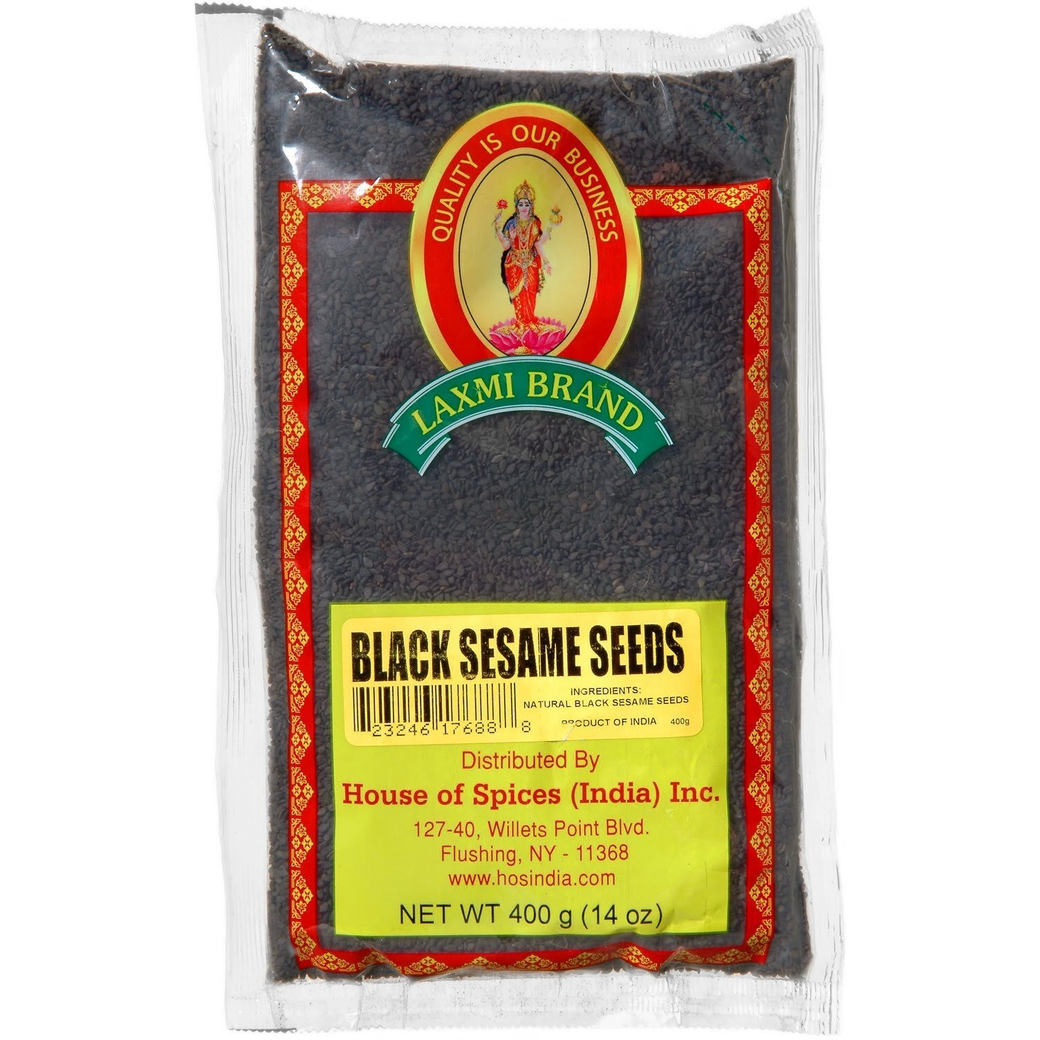 Laxmi Black Sesame Seeds - 14 oz