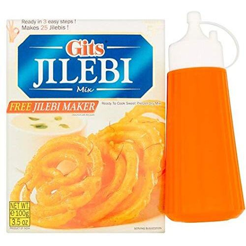 Pack of 2 - GITS Jilebi Mix with Maker 100 gm (100 Grams Each)