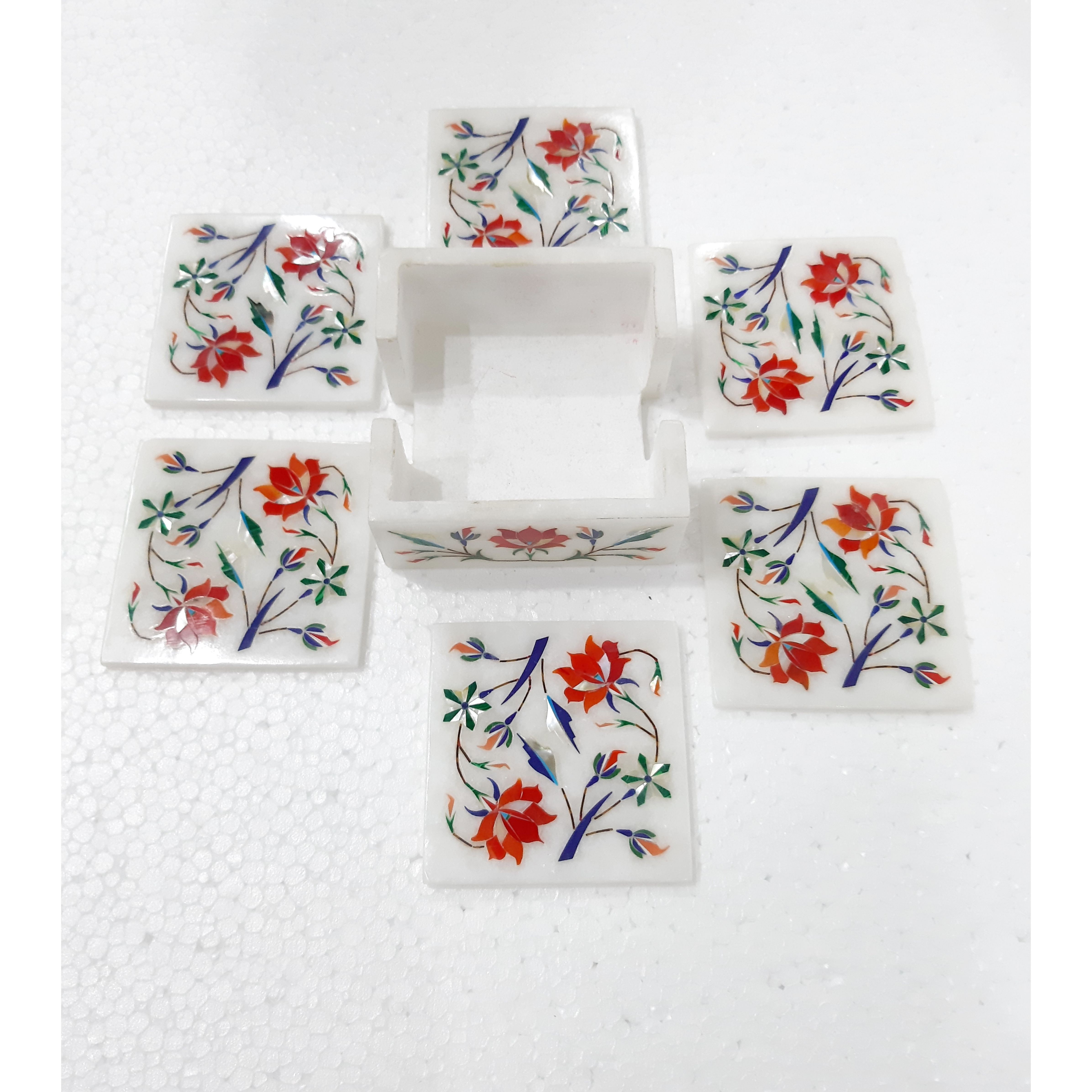 Square Coaster Set Inlay