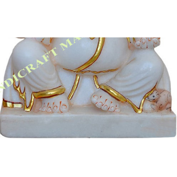 White Marble Ganesha Statue , Ganesha Moorti For Mandir, Fine Marble Ganesha Statue, Marble Ganesha