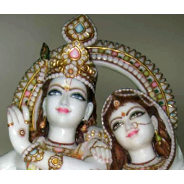 White Marble Radha Krishna Statue , Radha Krishna Moorti For Mandir, Fine Marble Radha Krishna, Marble Radhe Krishna, Yugal, Radhe Shyam