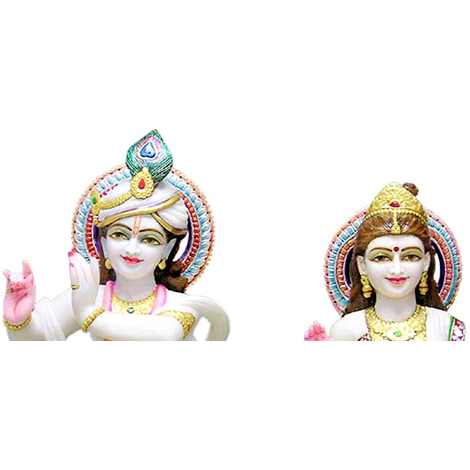 Marble Radha Krishna Statue, White Marble Radha Krishna Statues Beautiful Hand Carved Mandir, Pooja Room Decor Statues