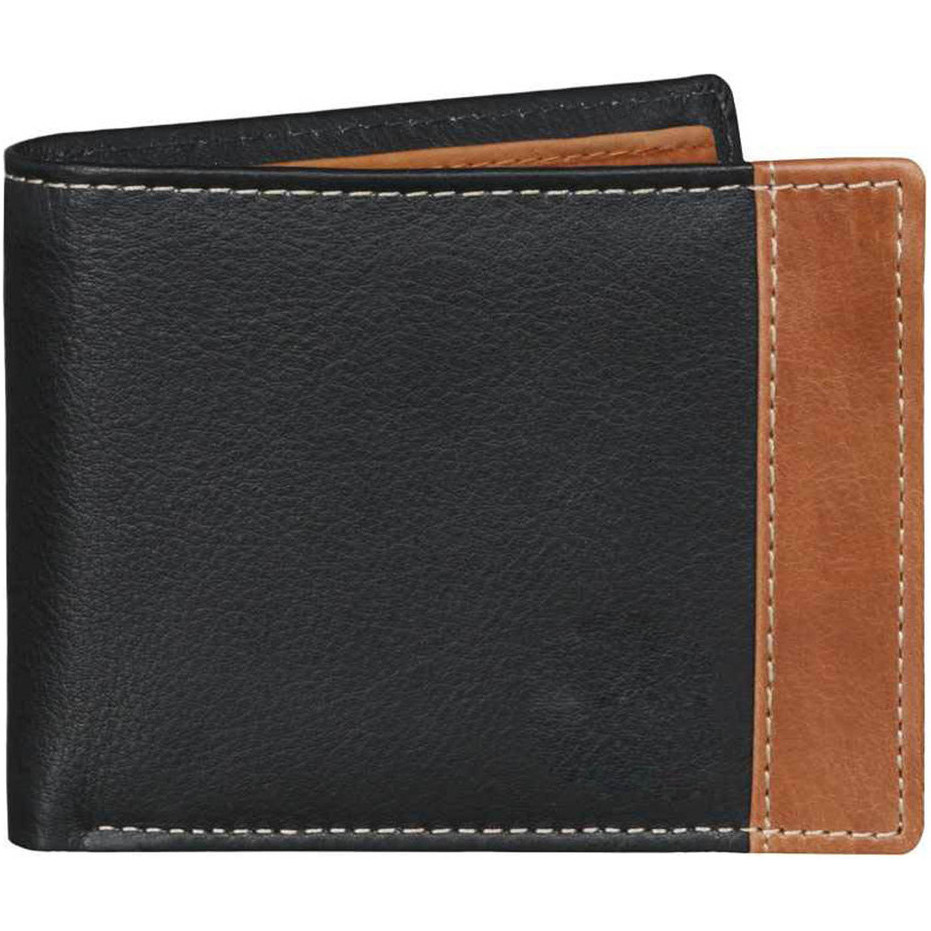 FIONA Mens Leather Bifold Wallet | Wallets For Men RFID Blocking | Genuine Leather | Extra Capacity Mens Black Wallet |