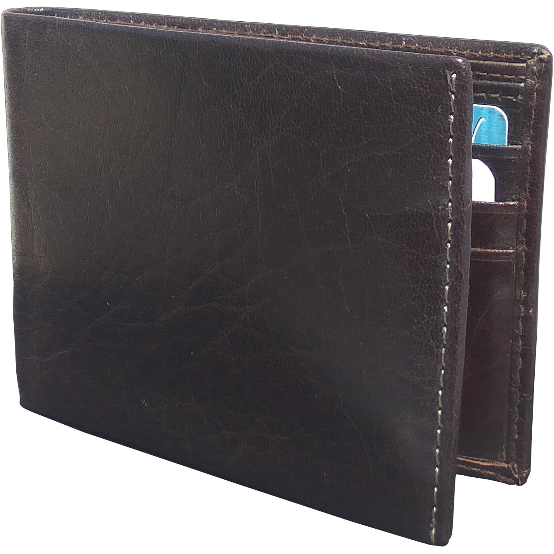 FIONA Mens Leather Bifold Wallet | Wallets For Men RFID Blocking | Genuine Leather | Extra Capacity Mens Brown Wallet |