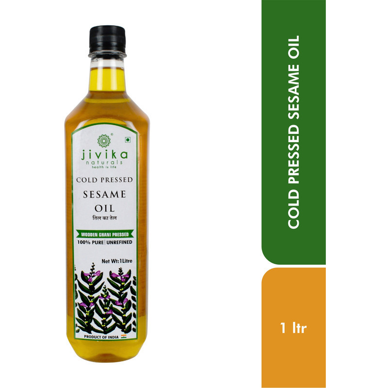 Jivika Naturals Cold-Pressed Sesame Oil 1L