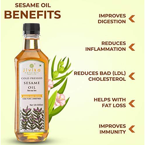 Jivika Naturals Cold-Pressed Sesame Oil 500ml