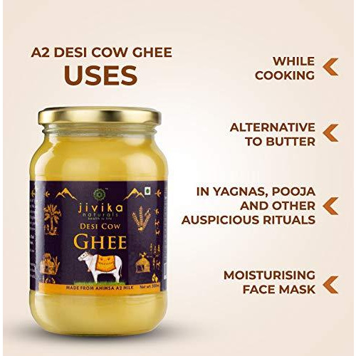 Jivika Naturals DESI A2 COW GHEE (BILONA GHEE) 1000ml