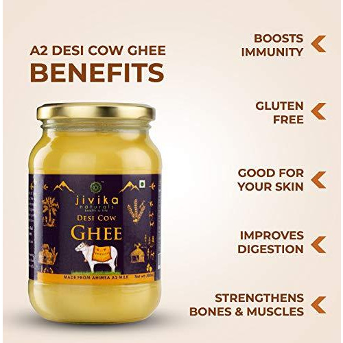 Jivika Naturals DESI A2 COW GHEE (BILONA GHEE) 1000ml