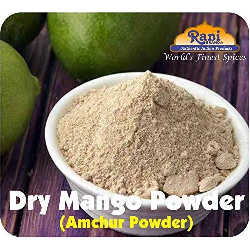 Rani Amchur (Mango) Ground Powder Spice 3oz (85g) ~ All Natural, Indian Origin | No Color | Gluten Free Ingredients | Vegan | NON-GMO | No Salt or fillers