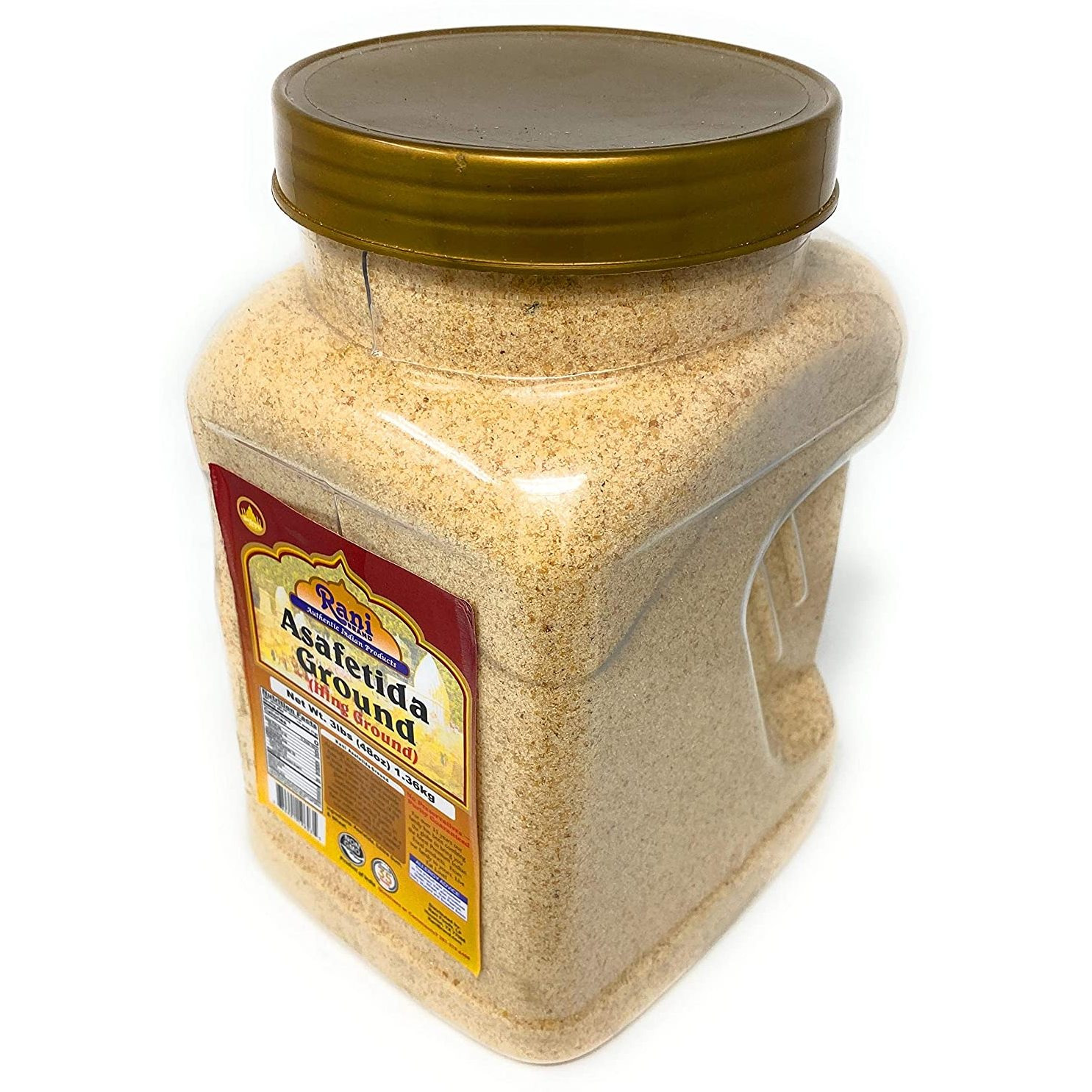 Rani Asafetida (Hing) Ground 3lbs (48oz) Bulk Pack ~ All Natural | Salt Free | Vegan | NON-GMO | Asafoetida Indian Spice | Best for Onion Garlic Substitute