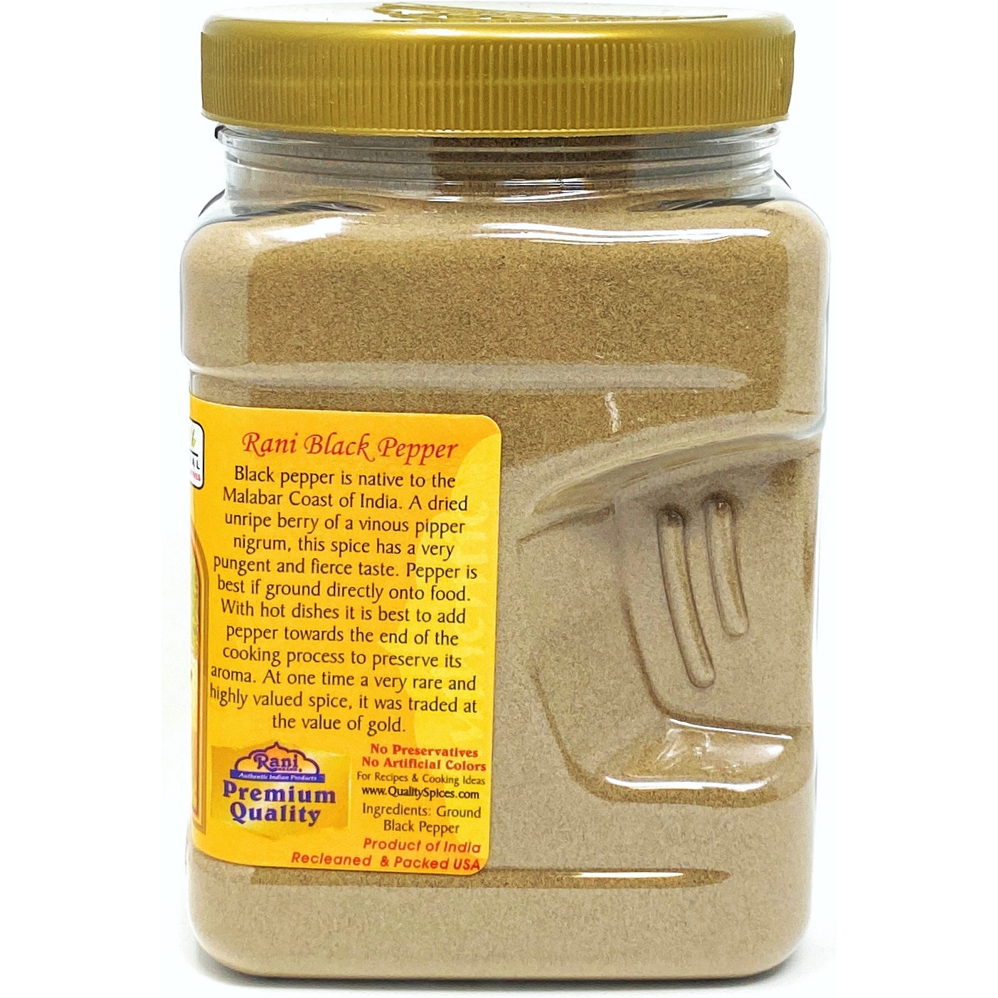 Rani Black Pepper Fine Powder 80 Mesh, Premium Indian 16oz (454g) ~ Gluten Friendly, Non-GMO, Natural