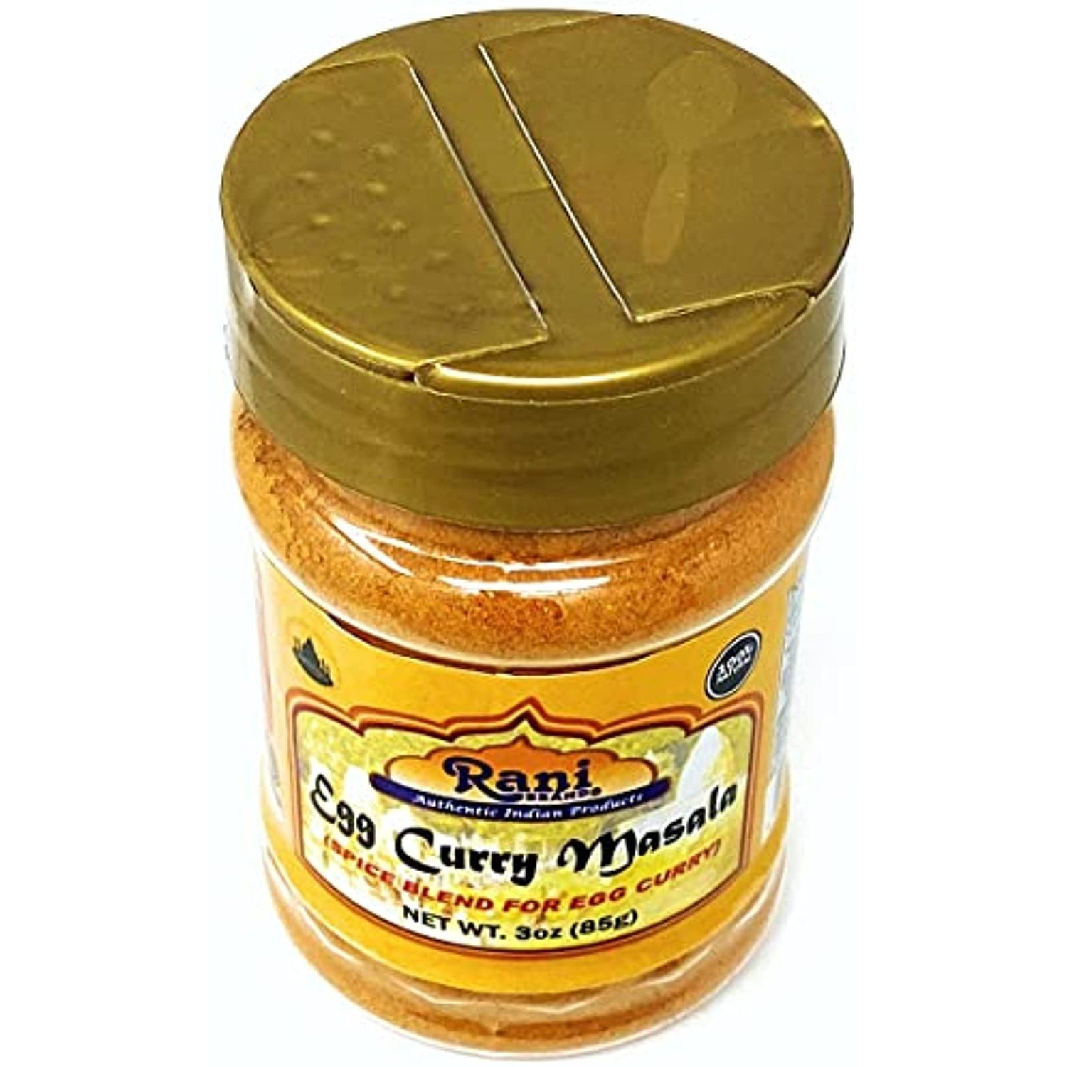 Rani Egg Curry Masala, 21 Spice Blend 3oz (85g) Shaker Top For Your Eggs or Tofu Scramble ~ All Natural | Vegan | Gluten Friendly | NON-GMO | Indian Origin