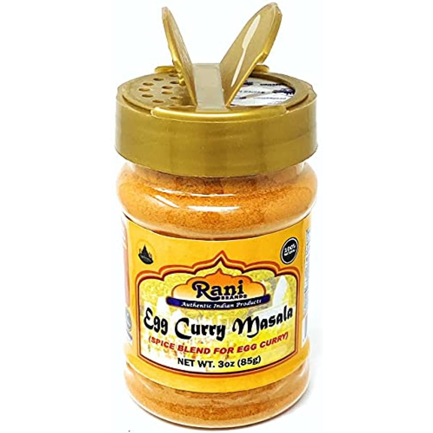 Rani Egg Curry Masala, 21 Spice Blend 3oz (85g) Shaker Top For Your Eggs or Tofu Scramble ~ All Natural | Vegan | Gluten Friendly | NON-GMO | Indian Origin