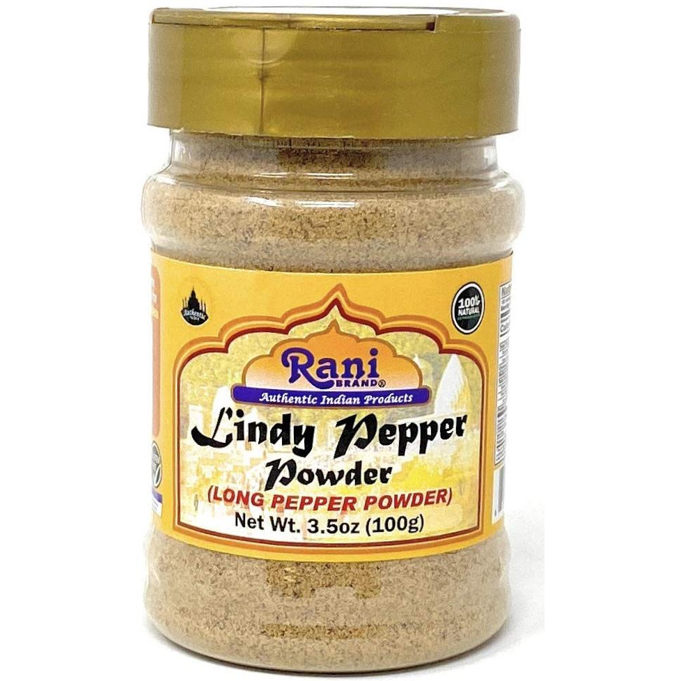 Rani Lindy (Long Pepper) Powder 3.5 Ounce (100g) ~All Natural | Vegan | Gluten Friendly | NON-GMO | Indian Origin