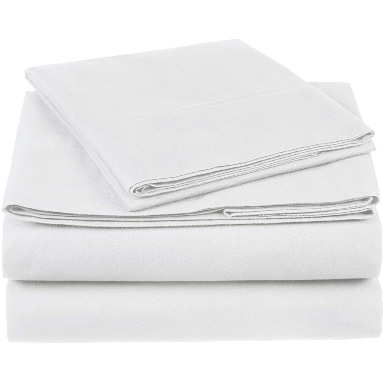 100% Cotton Sheet Set - 400 Thread Count (Piece4 PIECE, SizeQUEEN, ColorWHITE)