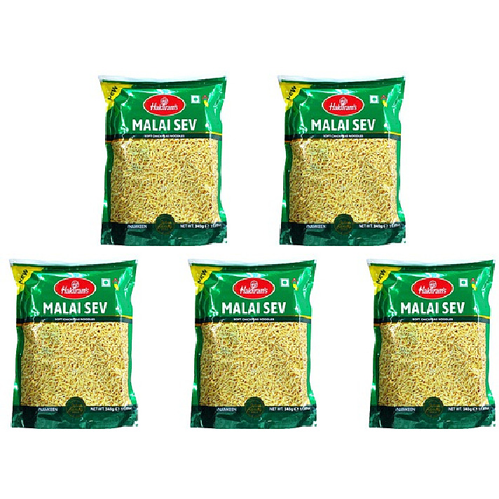 Pack of 5 - Haldiram's Malai Sev - 340 Gm (11.99 Oz)