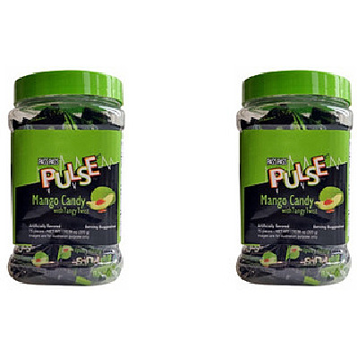 Pack of 2 - Pass Pass Pulse Kacha Aam Mango Candy - 300 Gm (10 Oz)